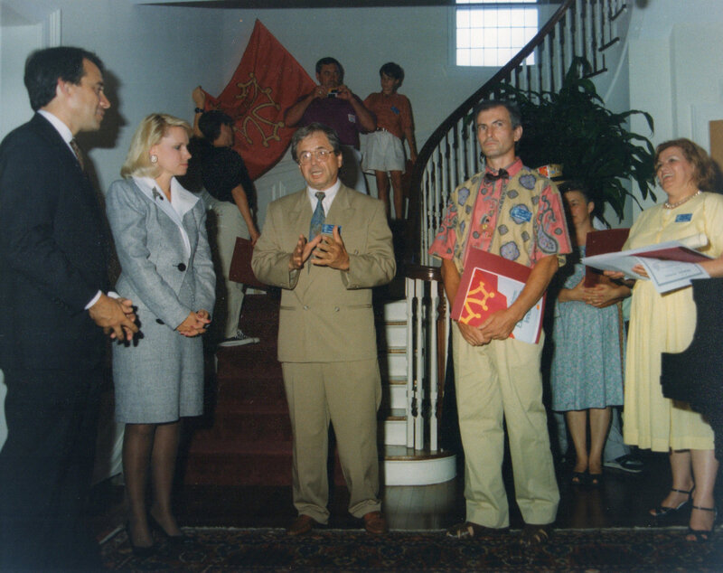 23 août 1991 : OK-OC chez le gouverneur David Walters