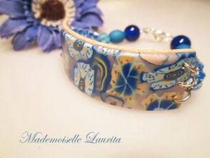 bracelet_fimo_perle_bleu