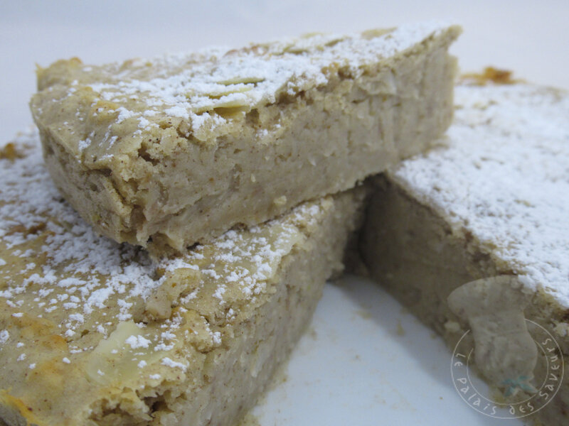 Gâteau fondant aux haricots blancs