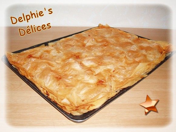 TARTE AUX FRUITS AVEC LA PATE FILO recettes dessert Pâte filo et tourte aux pommes