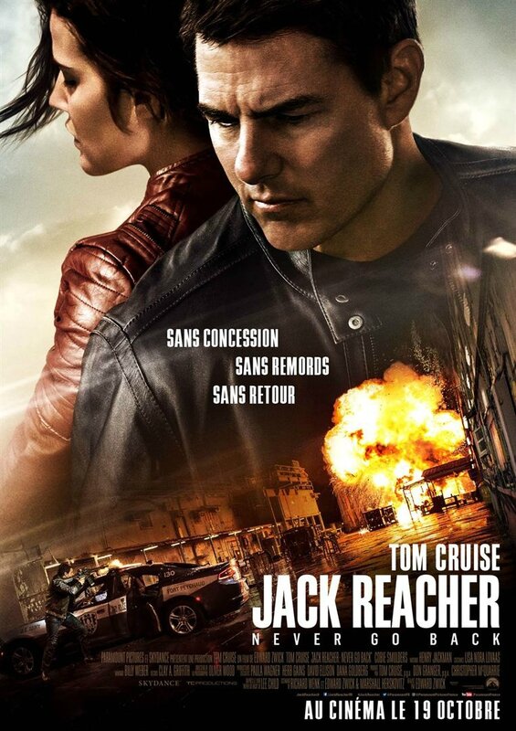 Jack Reacher Never go back - affiche