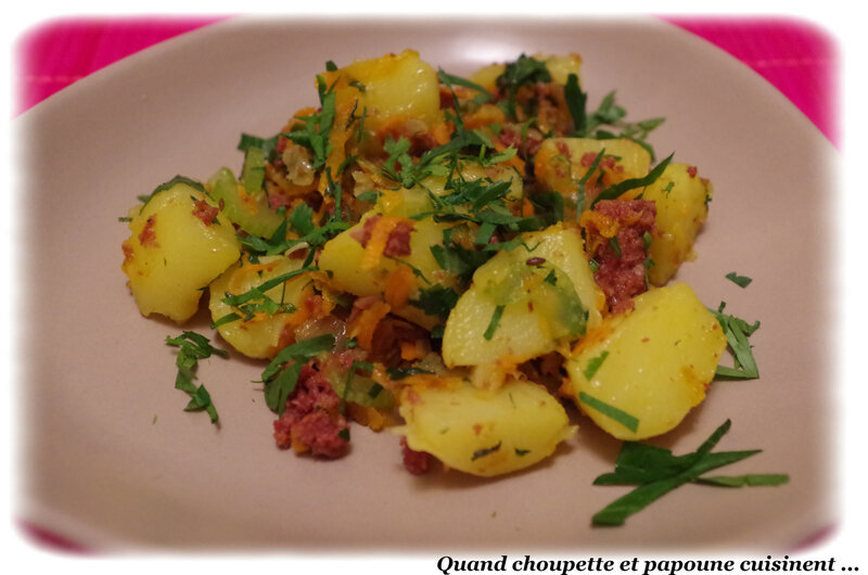 poêlée de pommes de terre au corned-beef-743