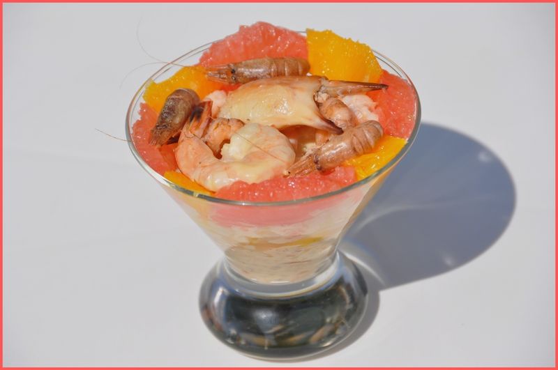 Verrine_crabe_et_crevettes_a_l_orange_pamplemousse_ananas_2