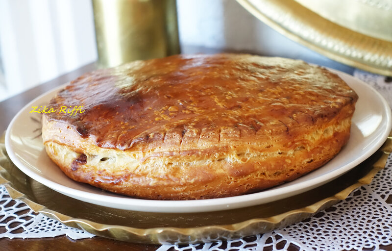 galette des rois pâte feuilletée levée 07