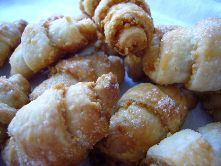 petis croissants pralin