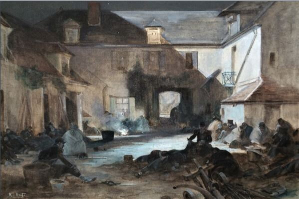 arus, bivouac, guerre franco-prussienne