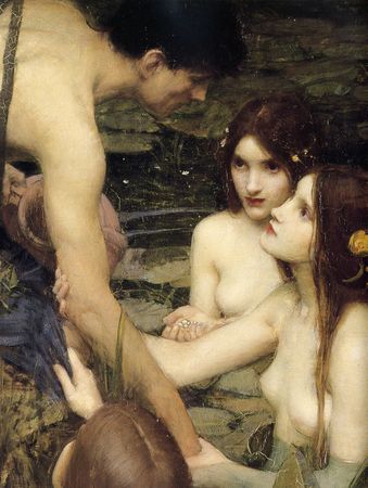 Hylas_and_the_Nymphs__detail_