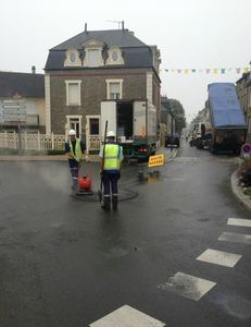 Tour de France 2013 Avranches travaux voirie