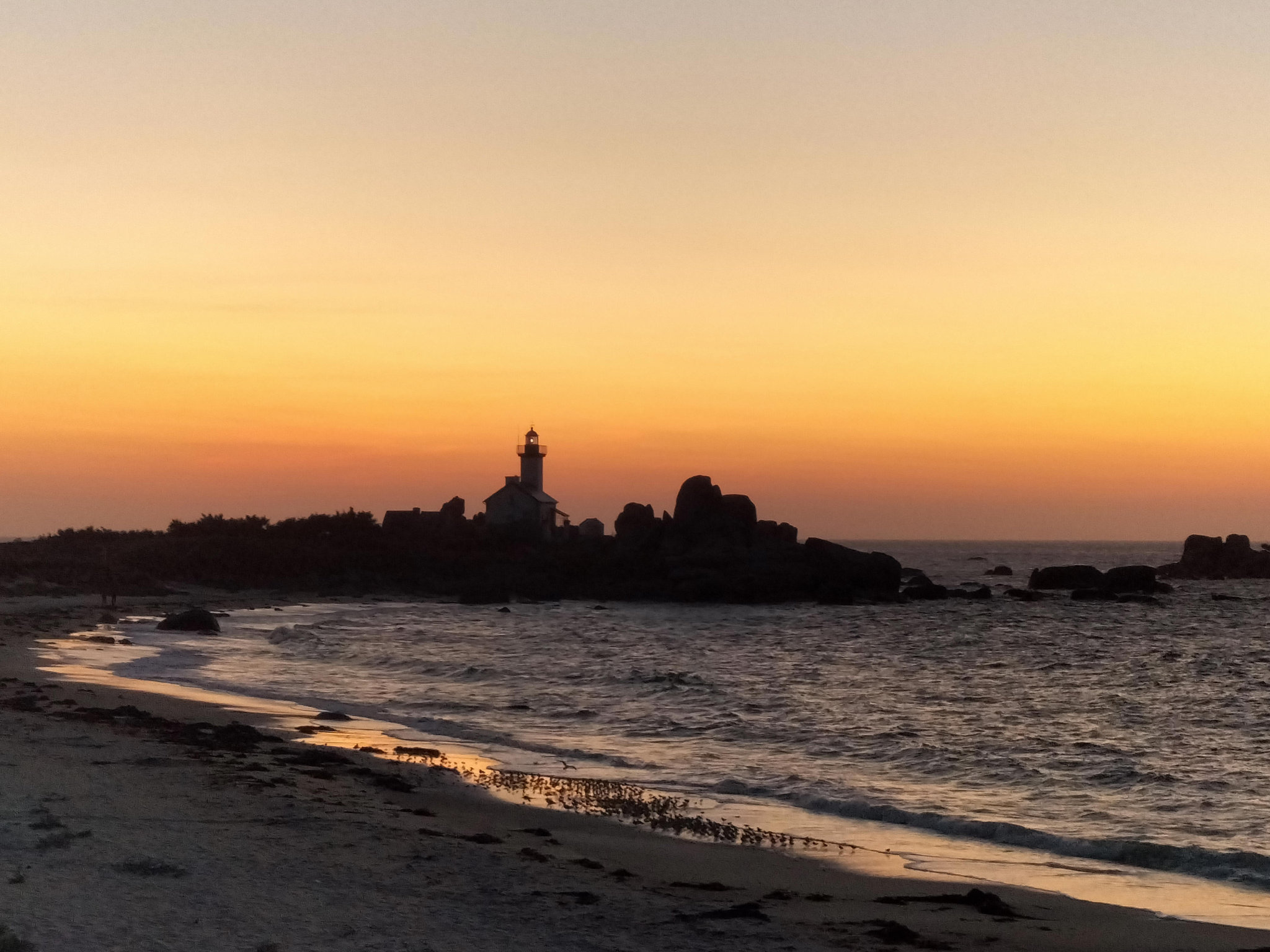 Brignogan-plages, phare de Pontusval, coucher de soleil (29)