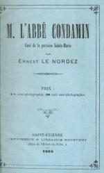 abbé Condamin Ernest Le Nordez