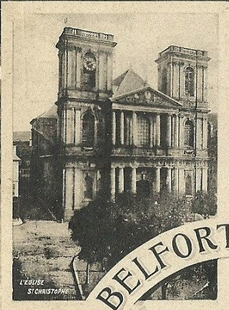 CPA Belfort Eglise Saint-Christophe XXR
