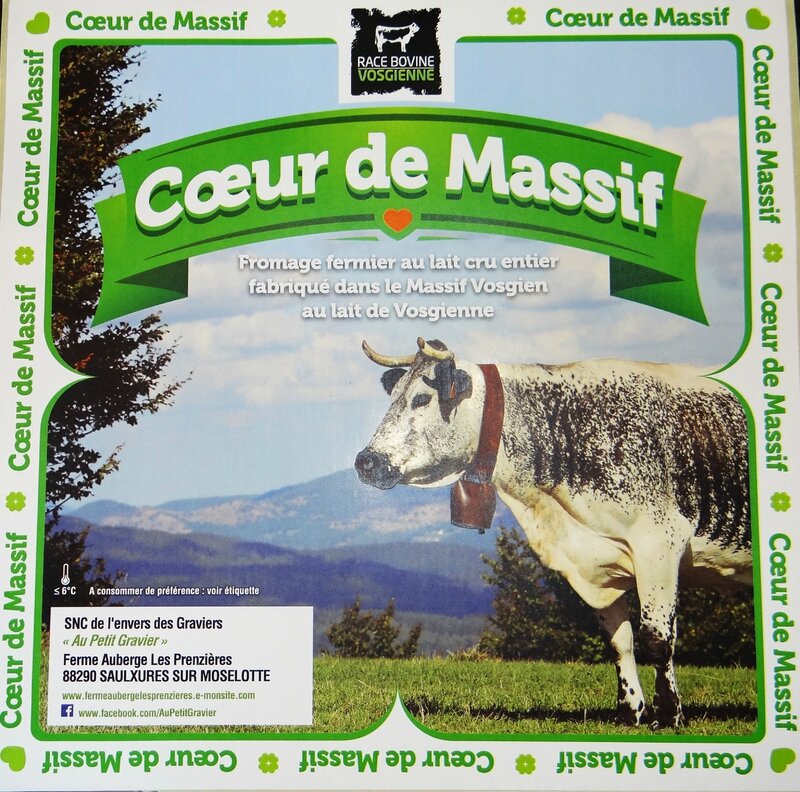 « Le Cœur de Massif » est disponible au « Petit Gravier » à Saulxures-sur-Moselotte (88) chez Laura et Lionel Vaxelai