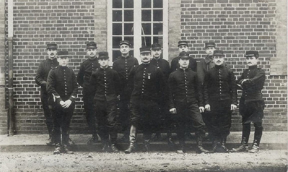 Rouen Caserne Jeanne d'Arc 43e RAC 9e batterie 22 janvier 1914