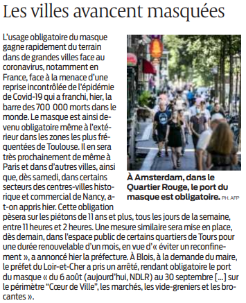 2020 08 06 SO Les villes avancent masquées