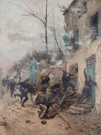 Dujardin-Beaumetz, à la baïonnette (Champigny) 1885