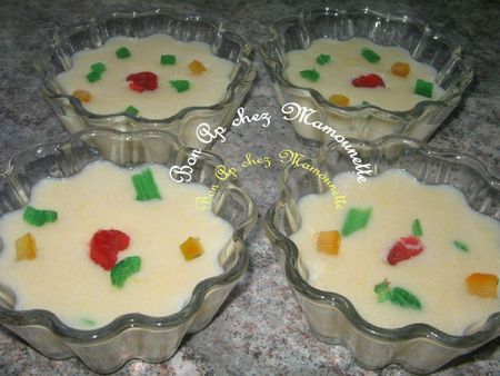 Semoule au lait cru et fruits confits 007