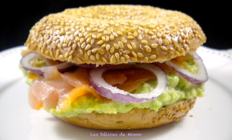 Bagels à l’avocat et au saumon fumé 4