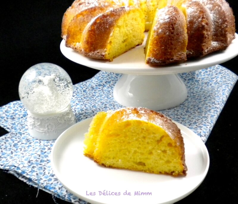 Cake vanillé au lait concentré sucré 4