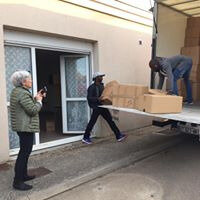 chargement des 139 cartons 