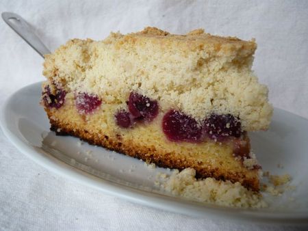 Gateau cerises Crumble (6)