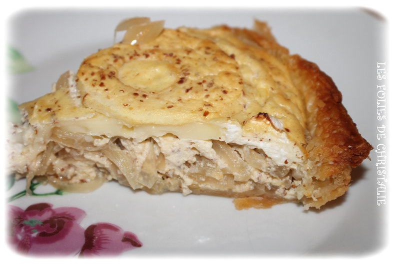 Tarte oignons normande 9