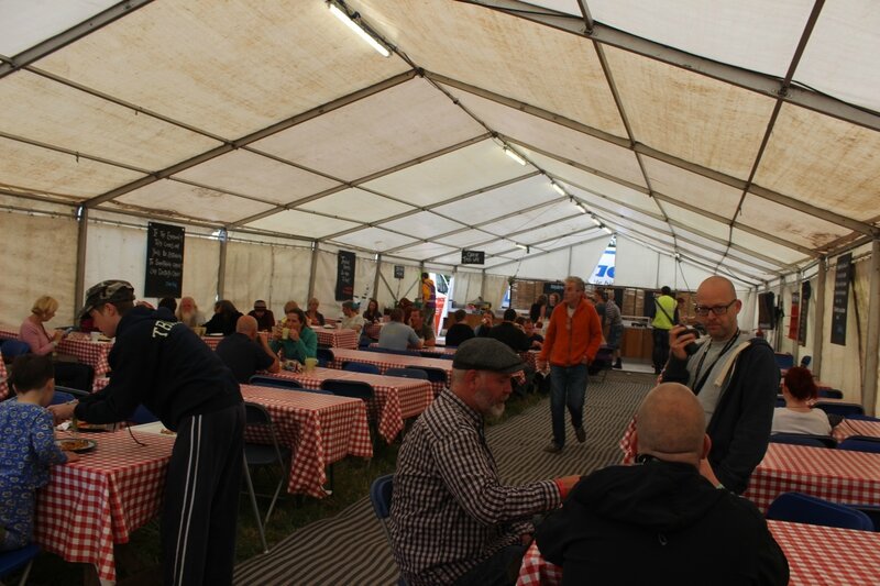 Glastonbury festival John Peel Stage catering