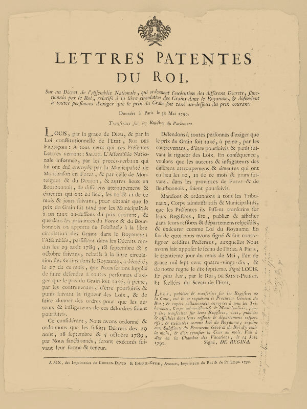 90-09-23 delib 1 lettre patente