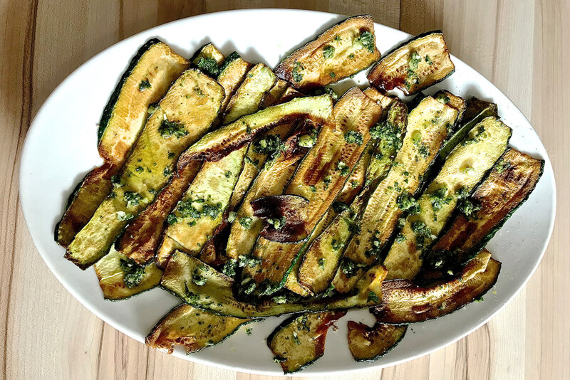 courgettes à la menthe