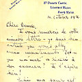 Lettre de Marjorie Jenns à Denise, Llantwit Major, 20 octobre 1936
