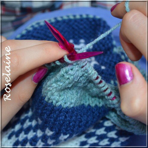 Roselaine tour de cou jacquard 1