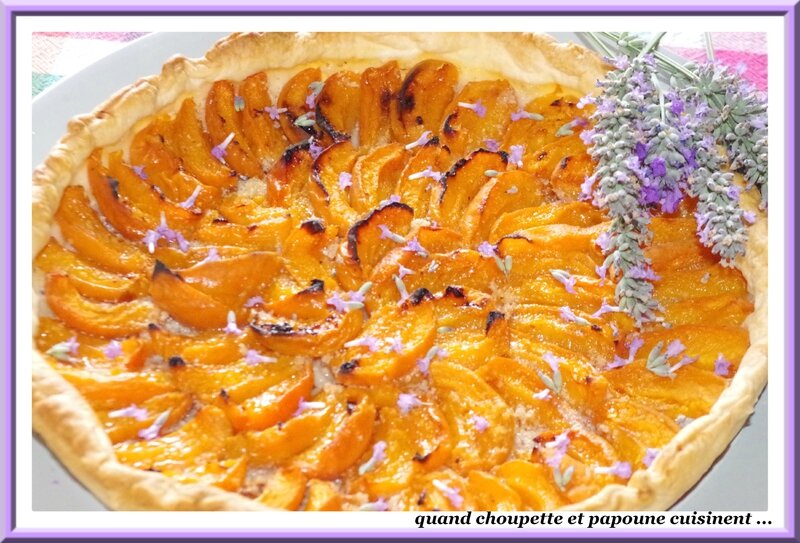 tarte aux abricots et à la lavande-4549
