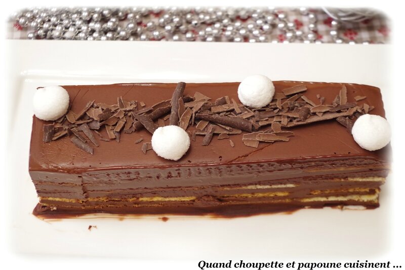 Bûche au chocolat et petits beurre sans cuisson-6596
