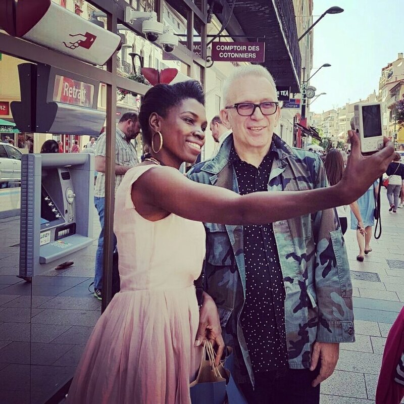 L'une de mes belles rencontres en 2017: Jean Paul Gaultier, célèbre créateur français