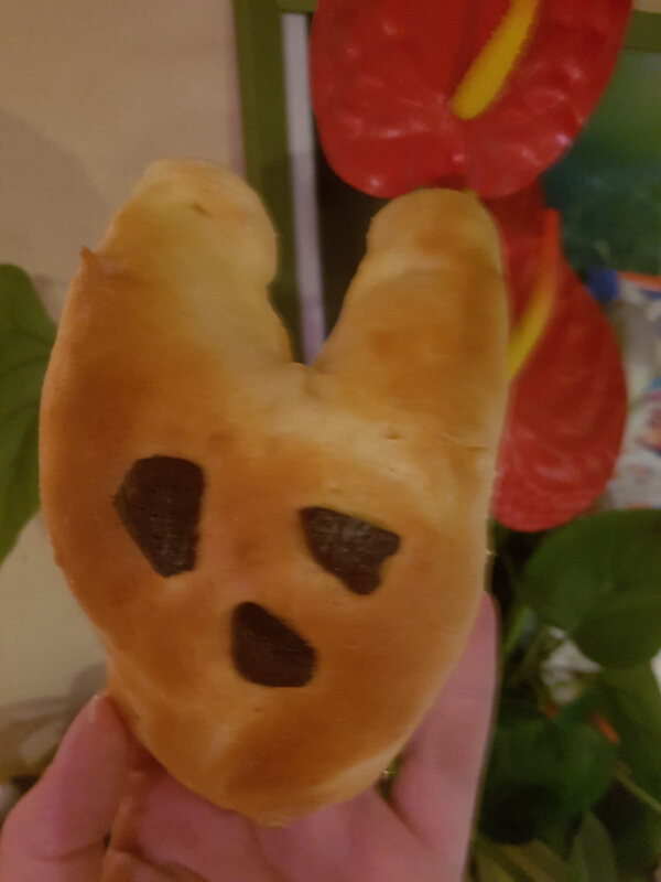 Lapin de Pâques brioché 15