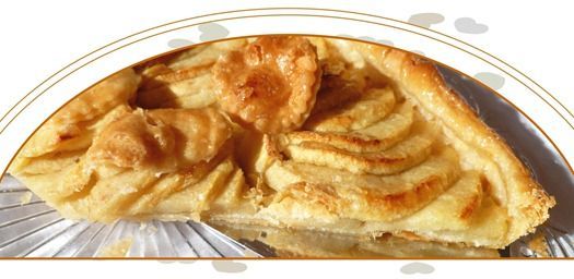 tarte aux pommes sur pâte feuilletée1