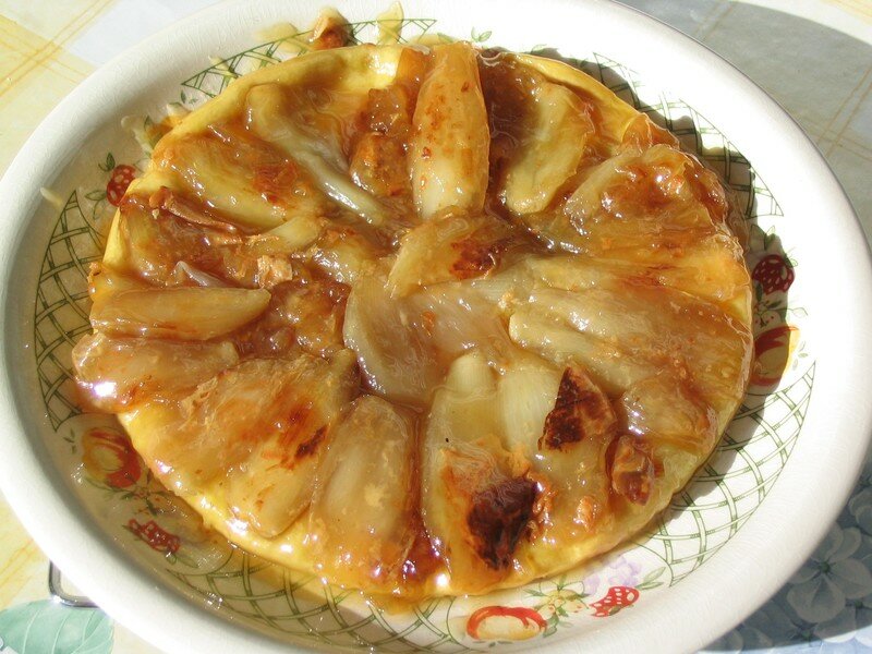 Tatin d'échalotes