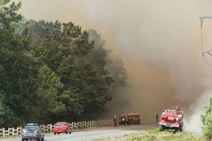 Lacanau l'incendie progresse toujours 2