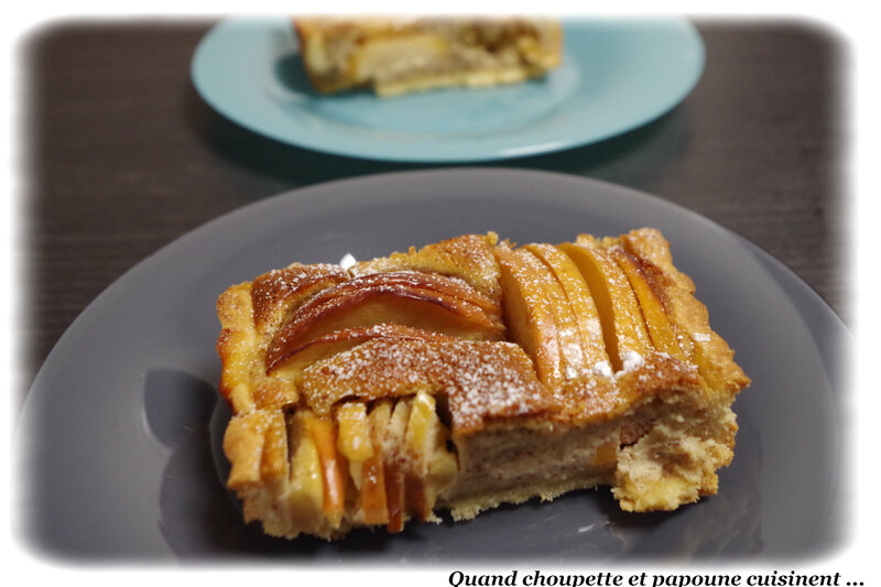 tarte aux pommes et à la crème d'amande-6736