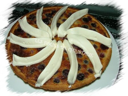 Tarte aux cerises fleur 23