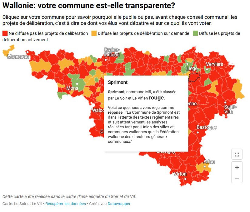 Communes transparentes - Sprimont - 21-10-21