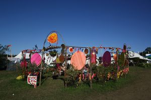 Glastonbury festival 2011 Green Fields lovely