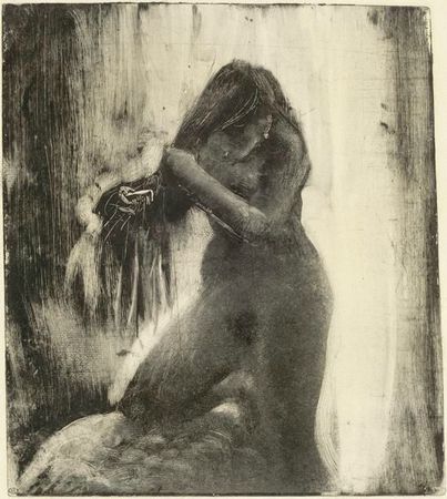 Degas Femme nue se coiffant 1879-83