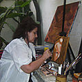 Djamila Ababsia artiste peintre