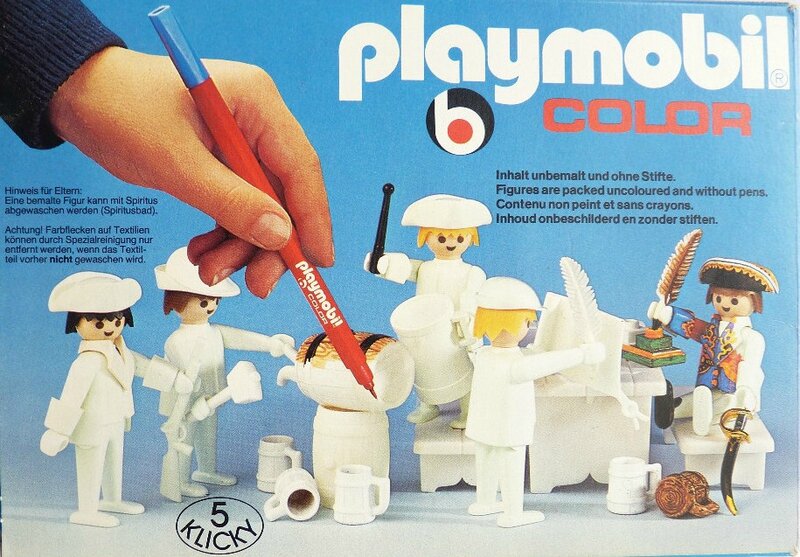 Boîte Playmobil Soldats XVIIème siècle à colorier 1978