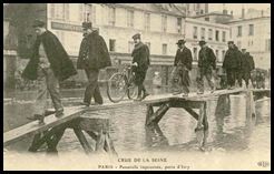 Inondation 1910 Passerelle