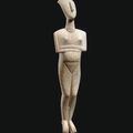 Iconic <b>Cycladic</b> Marble Reclining Female Figure to Be Offered for the First Time Ever at Auction