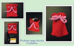 Pochette range tricotin