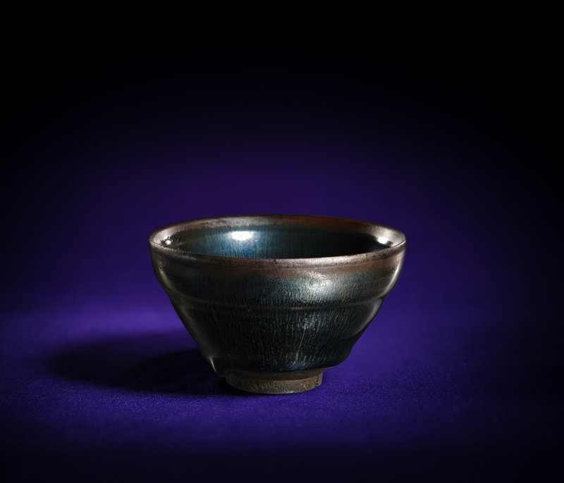 An extremely rare and outstanding heirloom Jian 'nogime tenmoku' tea bowl, Southern Song dynasty