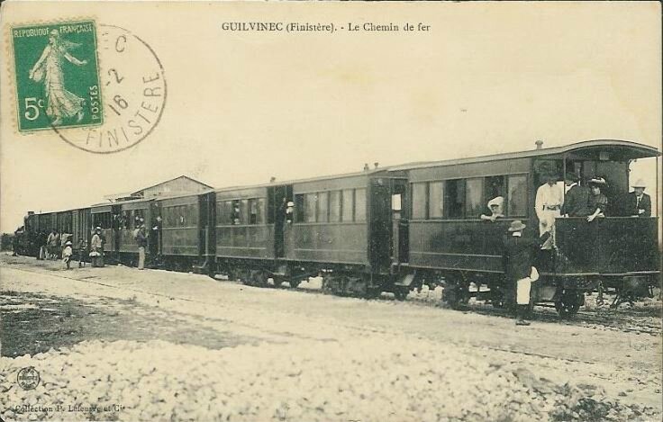 CPA Train au Guilvinec