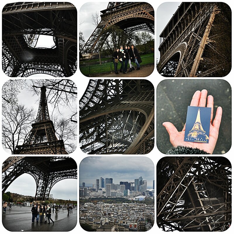 collage tour eiffel VS